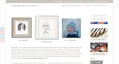 Desktop Screenshot of annabregmanportraits.co.uk